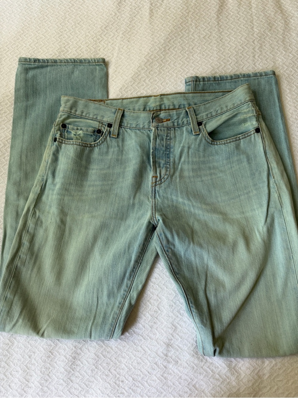 Light Blue Early 2000’s 501 Straight Jeans